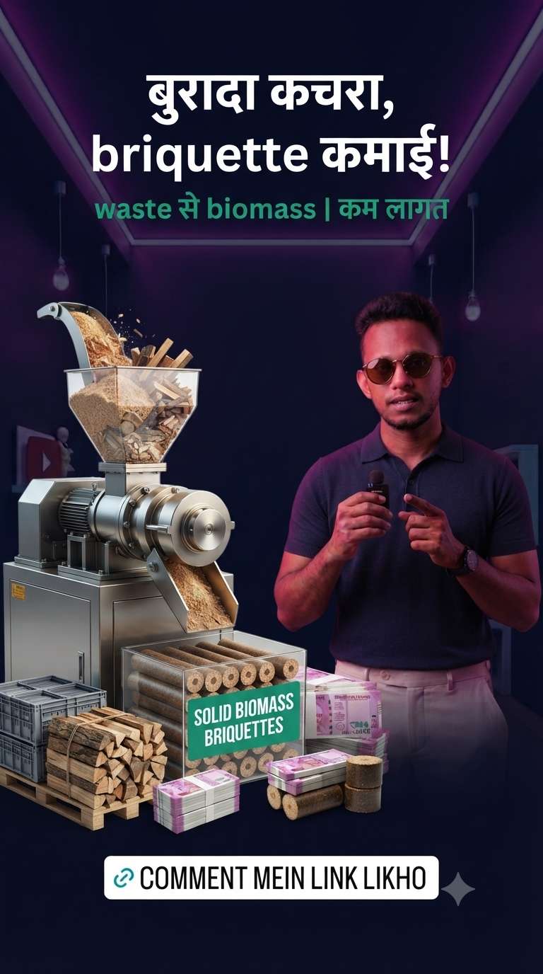 Biomass Briquette Making Plant